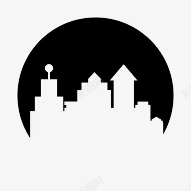 城市建筑办公室图标图标