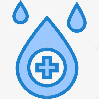 输血保健32蓝色图标图标