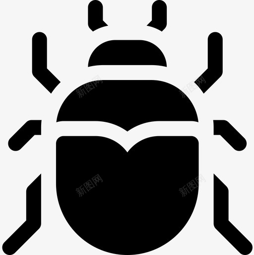 虫子昆虫8填充图标svg_新图网 https://ixintu.com 填充 昆虫 虫子