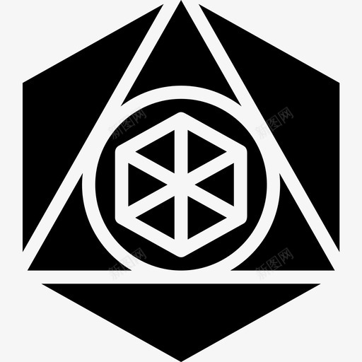 几何学占星术和符号学图标svg_新图网 https://ixintu.com 几何学 占星术 符号学