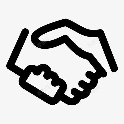 握手同意财务图标svg_新图网 https://ixintu.com 同意 坚强 握手 财务