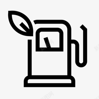 燃料概念生态图标图标