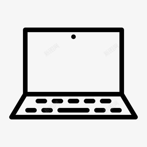 笔记本电脑电脑设备图标svg_新图网 https://ixintu.com 外围 概述 电脑 电脑硬件 硬件 笔记本 设备