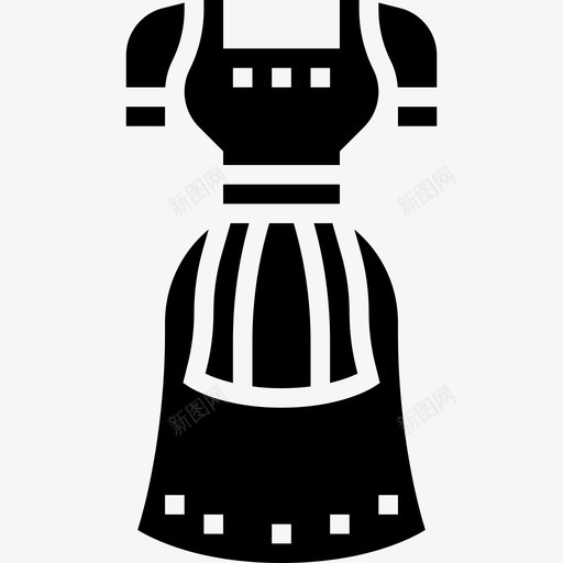 连衣裙墨西哥12字形图标svg_新图网 https://ixintu.com 墨西哥 字形 连衣裙