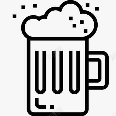 啤酒酒精饮料图标图标