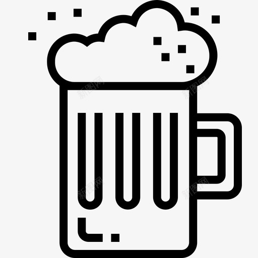 啤酒酒精饮料图标svg_新图网 https://ixintu.com 啤酒 派对 玻璃杯 酒精 饮料 饮料菜单