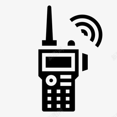 无线电通信音频电话图标图标