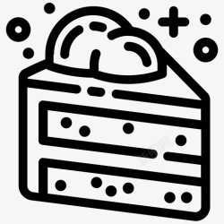 背景图片合层蛋糕生日蛋糕蛋糕片图标高清图片