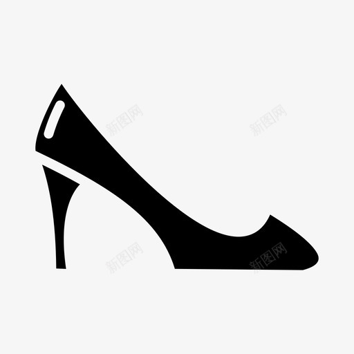 鞋时尚女鞋图标svg_新图网 https://ixintu.com 女鞋 时尚 鞋 高跟鞋