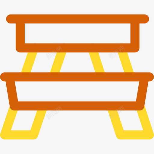 野餐桌野餐41线性颜色图标svg_新图网 https://ixintu.com 线性颜色 野餐41 野餐桌