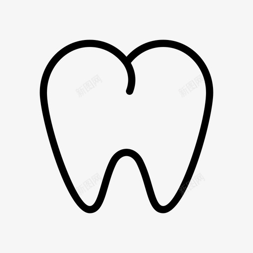 牙齿解剖学身体图标svg_新图网 https://ixintu.com 48像素 医学 字形 牙齿 磨牙 解剖学 身体