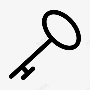 钥匙门禁门钥匙图标图标
