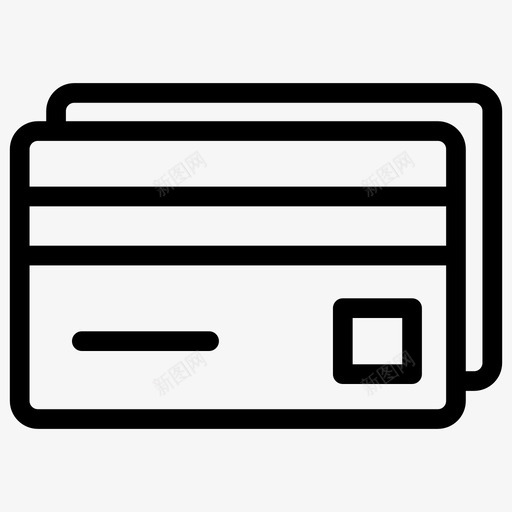 atm卡银行卡信用卡图标svg_新图网 https://ixintu.com atm 优化 信用卡 图标 搜索引擎 数字卡 智能卡 线路 网络 银行卡