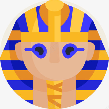 法老埃及26岁平坦图标图标