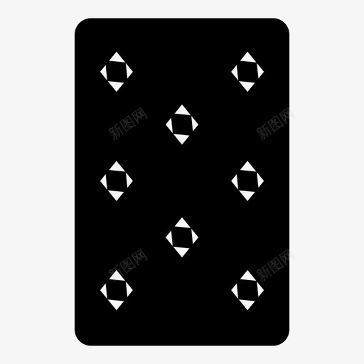 8个方块翻牌平铺图标svg_新图网 https://ixintu.com 8个 平铺 扑克牌 方块 深色 翻牌 转弯 轮廓