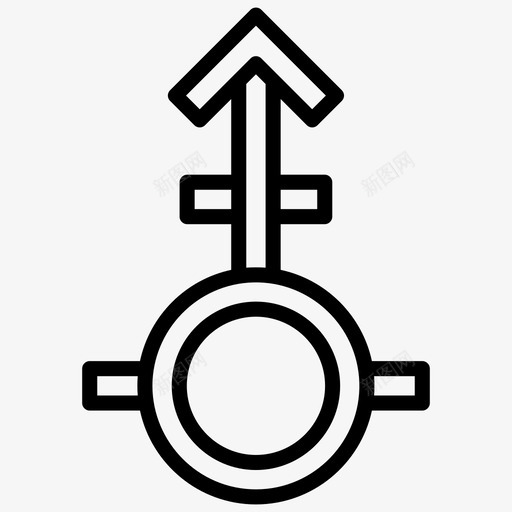 男性标志性别男性个人标志图标svg_新图网 https://ixintu.com 个人标志 性别男性 男孩符号 男性标志 符号符号线图标