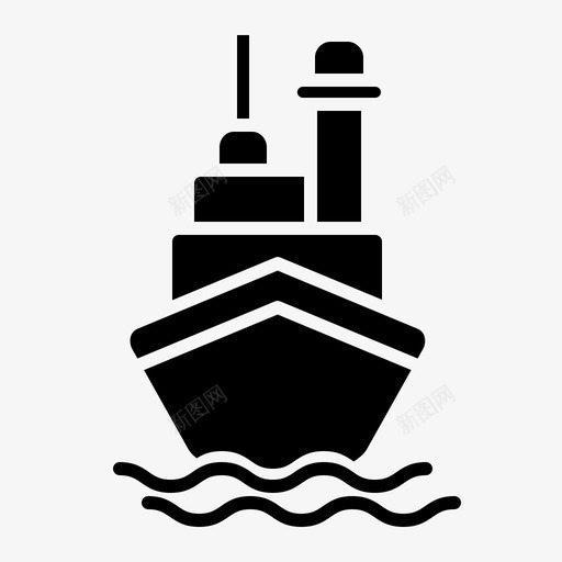 船运输131字形图标svg_新图网 https://ixintu.com 字形 船 运输131