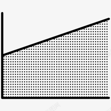图表增长线条图标图标