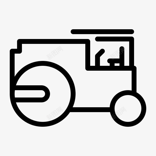 蒸汽压路机汽车重型图标svg_新图网 https://ixintu.com 汽车 蒸汽压路机 车辆 车辆和运输概述 运输 重型
