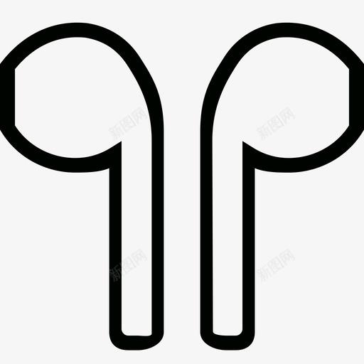 airpodssvg_新图网 https://ixintu.com airpods