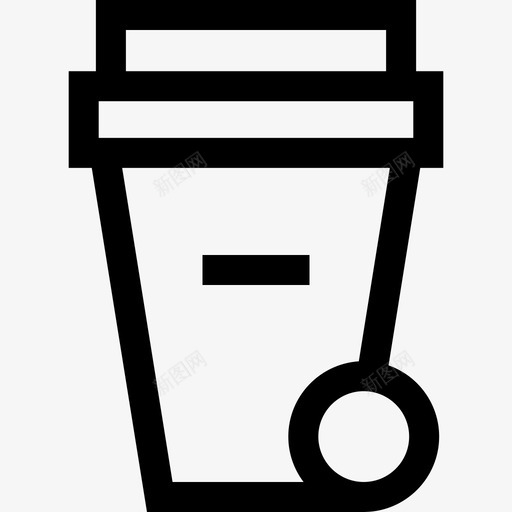 垃圾箱卫生常规8线性图标svg_新图网 https://ixintu.com 卫生 垃圾箱 常规 线性