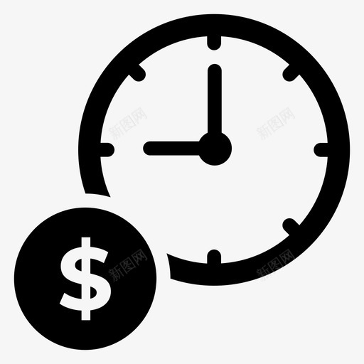 时间就是金钱商业效率时间商业时间图标svg_新图网 https://ixintu.com 商业效率时间 商业时间 市场时间 搜索引擎优化和网页字形图标 时间就是金钱 金融时间