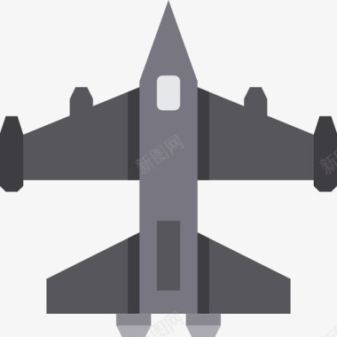 飞机陆军10扁平图标图标