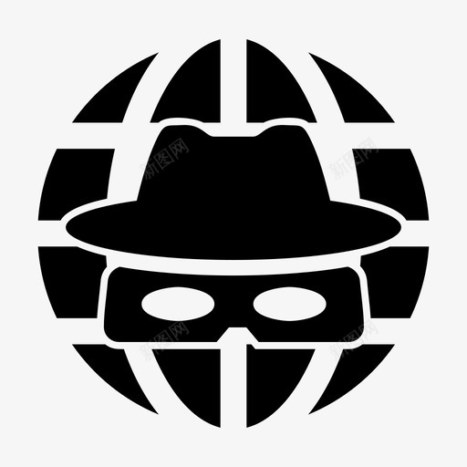 黑客匿名者犯罪图标svg_新图网 https://ixintu.com 匿名 犯罪 网络 间谍 黑客
