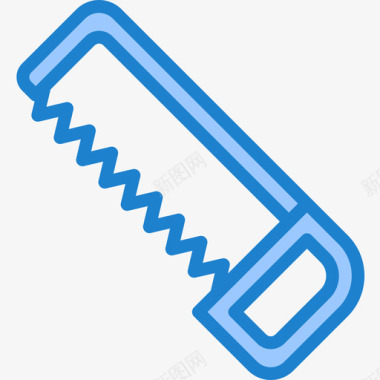 锯管道工工具10蓝色图标图标