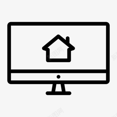 桌面应用网站广告房屋图标图标