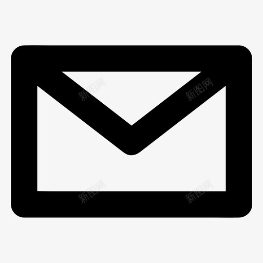 信封电子邮件收件箱图标svg_新图网 https://ixintu.com 信件 信封 收件箱 电子邮件 网络 邮件