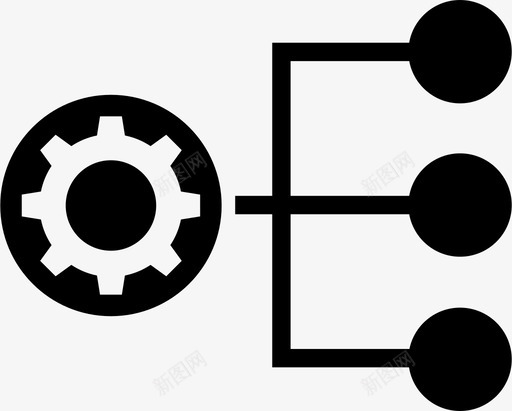 组织网络展示图标svg_新图网 https://ixintu.com 展示 目标 组织 结构 网络 销售