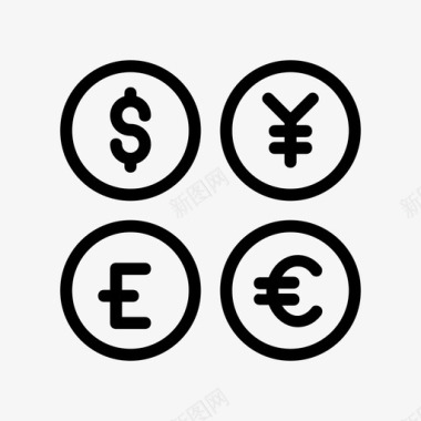 货币美元储蓄图标图标