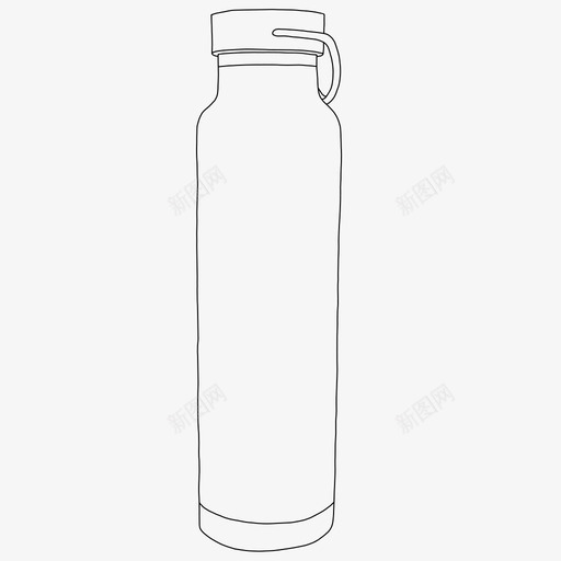可重复使用的瓶子食堂种植者图标svg_新图网 https://ixintu.com 使用 手绘 热水瓶 瓶子 用的 种植者 翻滚 重复 食堂