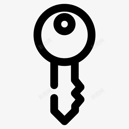 keyaccesslogin图标svg_新图网 https://ixintu.com access admin bold gap key login open ui 密码