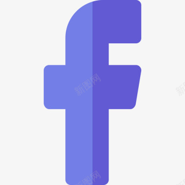 Facebook社交媒体111扁平图标图标