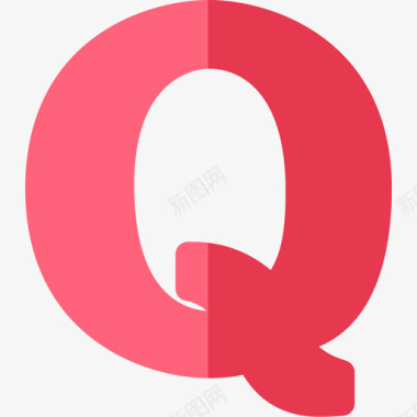 Quora社交媒体111扁平图标图标