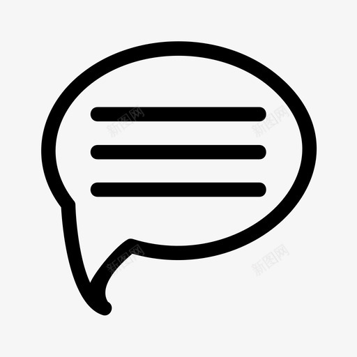 聊天泡泡交流图标svg_新图网 https://ixintu.com 交流 信封 泡泡 留言 聊天