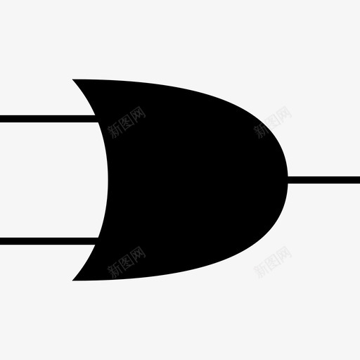 或门电气逻辑图标svg_新图网 https://ixintu.com 或门 最小 电气 电路 逻辑