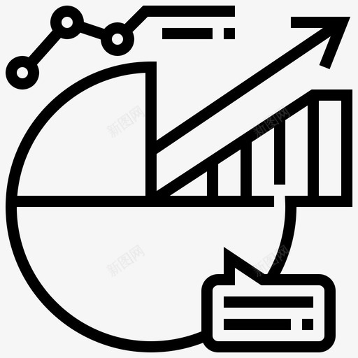 图形信息分析饼图图标svg_新图网 https://ixintu.com 信息 分析 图形 数据分析 研究 饼图