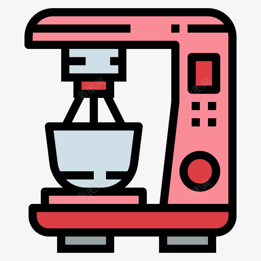 搅拌烹饪64线性颜色图标svg_新图网 https://ixintu.com 搅拌 烹饪 线性 颜色