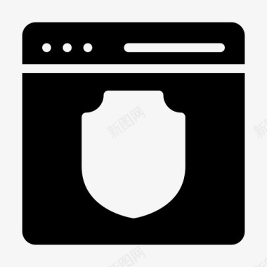 安全浏览器互联网保护图标图标