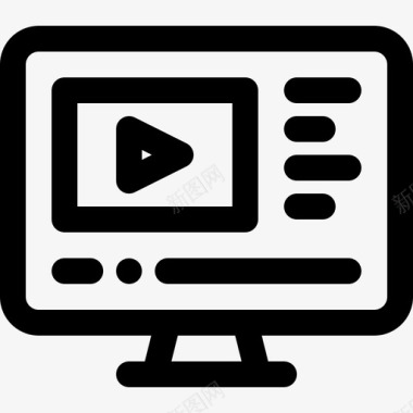 youtube电脑电影图标图标