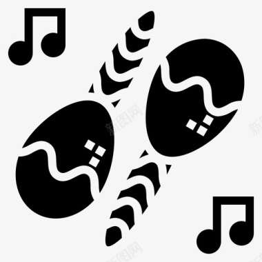 马拉卡斯音乐83纯音图标图标