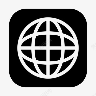 全球地球地球网格图标图标