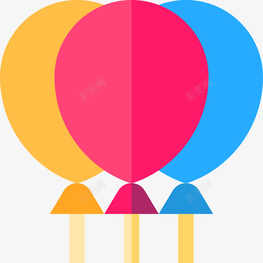 气球游行14号平的图标svg_新图网 https://ixintu.com 14号 平的 气球 游行