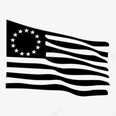 贝特西罗斯旗贝齐罗斯旗美国图标图标