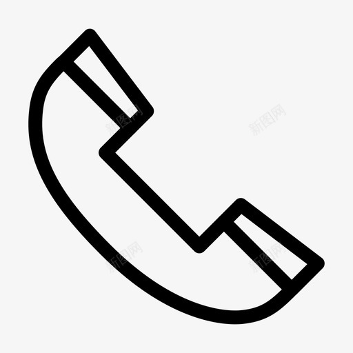 电话联系人电话线图标svg_新图网 https://ixintu.com 电话 电话线 联系人