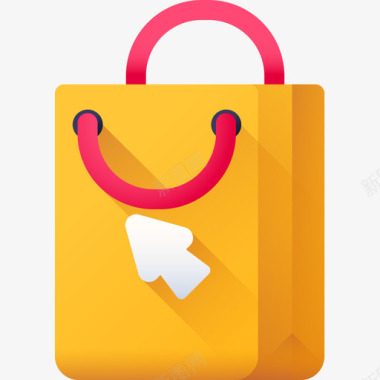 购物袋营销增长11颜色图标图标