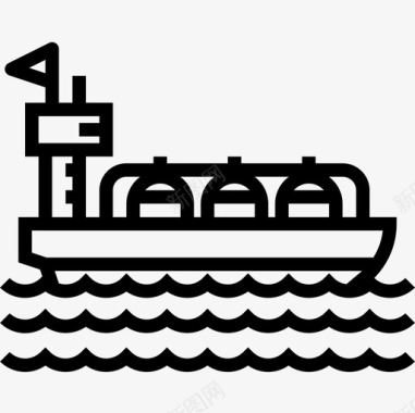 货船工业48直航图标图标